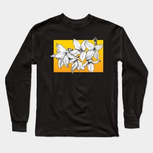 Ink - Forsythia Variation 1 Long Sleeve T-Shirt